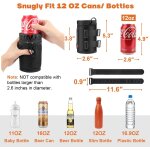 Mini porte gourde velo sans vis bidon porte velo avec poche en maille porte gourde vtt pour bouteille ...