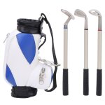 Mini porte - stylos de golf avec stylo pour dcoration de bureau, cadeau de golf pour amis golfeurs, ...