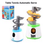 Mini robot de tennis de table portable et automatique, machine de service d'entranement pour balles ...