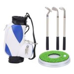 Mini sac de golf en alliage de zinc, base porte - stylo avec stylos de golf, ensemble souvenir, cadeau ...