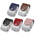 Mini sac de golf en cuir pu, portable, support de taille, pochette de rangement etanche, sport de plein ...