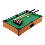 Mini table de billard de table ensemble de billard de bureau balles de jeu pour enfants jouets cadeau ...