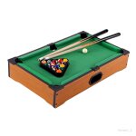 Mini table de billard de table ensemble de billard de bureau boules de jeu pour enfants jouets cadeau ...