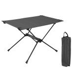 Mini table pliante ultralgre en alliage d'aluminium, barbecue portable en plein air camping pche barbecue ...