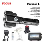 Mise au point e - package - eclairage super lumineux de bicyclette, 4 modes de lumière, avec chargeur ... Mise au point e - package - eclairage super lumineux de bicyclette, 4 modes de lumière, avec chargeur ...