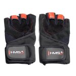 Mitaines - hms - rst01 - noir / rouge - respirantes - confort optimal
