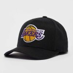Mitchell & ness custom patch classic red nba los angeles lakers unisex casquettes noir taille one size ...