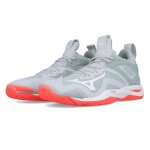 Mizuno femmes wave mirage 3 chaussures de sport en salles baskets rose blanc - 40