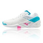 Mizuno femmes wave stealth neo chaussures de sport en salles basketss bleu rose - 40 1 / 2