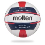 Molten ballon de beach - volley - blanc. bleu et rouge Molten ballon de beach - volley - blanc. bleu et rouge