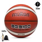 Molten bg3100 - ballon de basket - ball molten pour jeune homme et femme, taille 5 / 6 / 7, match d'entraneme ...