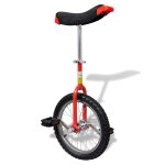 Monocycle ajustable rouge