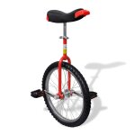 Monocycle ajustable rouge