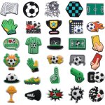 Monst - lot de 30 breloques de chaussures de football - charmes de sport - décoration de chaussures pour ... Monst - lot de 30 breloques de chaussures de football - charmes de sport - décoration de chaussures pour ...