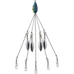 Montage parapluie 2025 pour la p�che au bar ray�, kit de montage de leurres swimbait pour la p�che en ...