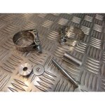 Montage scorpion cp137 tube pot silencieux moto honda cb 600 hornet z039. ha80 collier echappement raccord ...