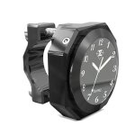 Montre guidon moto / horloges analogiques + fixation guidon craftride lk2 noir
