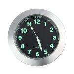 Montre modifié horloge de guidon pour harley moto retro 100g aluminium argent Montre modifié horloge de guidon pour harley moto retro 100g aluminium argent