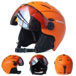 Moon - casque de ski professionnel demi - couvert pour homme et femme, moul intgralement, casques de ...