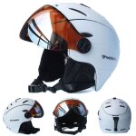 Moon - casque de ski professionnel demi - couvert pour homme et femme, moul intgralement, casques de ...