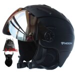 Moon - casque de ski semi - couvert pour homme et femme, moul intgralement, casques de sport professionnels ...