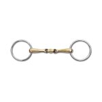 Mors 2 anneaux pour cheval brisure double massif waldhausen cupris