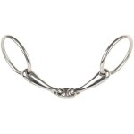 Mors 2 anneaux pour cheval double brisure harry's horse 14 mm 12 cm mixte argent�