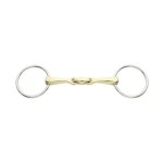 Mors 2 anneaux pour cheval double brisure kavalkade kavalbit - lock up 12 mm
