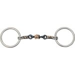 Mors 2 anneaux pour cheval en fer doux horseguard bradoon