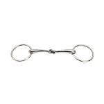 Mors 2 anneaux pour cheval avec joint articul� acier inoxydable horka