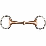 Mors 2 anneaux pour cheval olive bris, canons cuivretattini