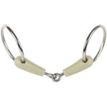 Mors 2 anneaux pour cheval simple brisure harry's horse apple 12, 5 cm mixte argent�