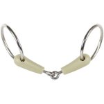 Mors 2 anneaux pour cheval simple brisure harry's horse apple 13, 5 cm mixte argent�