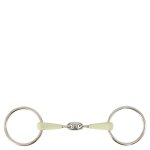 Mors 2 anneaux double br equitationisure pour cheval br equitation apple mouth 14mm 10, 5 cm mixte vert ...