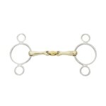 Mors 3 anneaux pour cheval double brisure kavalkade kavalbit - 16 mm