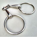 Mors a anneau en acier inoxydable, mors cheval 5 , embout buccal double, mors a bouche cassée (h0975) ... Mors a anneau en acier inoxydable, mors cheval 5 , embout buccal double, mors a bouche cassée (h0975) ...