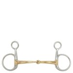 Mors baucher pour cheval simple brisure br equitation 11, 5 cm mixte argent�