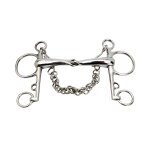 Mors de bride pour cheval articul� acier inoxydable horka pelham