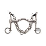 Mors de bride pour cheval branches courtes metalab