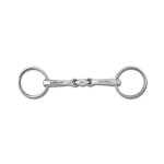 Mors de bride pour cheval double brisure waldhausen massif