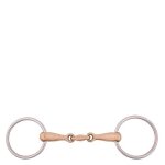 Mors double brisures pour cheval massif inox br equitation cuprion