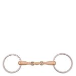 Mors double brisures pour cheval massif inox br equitation cuprion