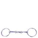 Mors double brisures pour cheval massif inox pour poney br equitation 11, 5 cm mixte violet