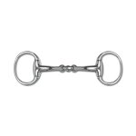 Mors olive pour cheval anatomique double brisure waldhausen massif