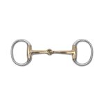 Mors olive pour cheval brisure simple waldhausen cupris massif