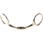 Mors olive pour cheval double brisure harry's horse 11, 5 cm mixte dor�