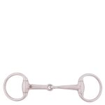 Mors olive pour cheval double brisures massif inox br equitation 13, 5 cm mixte rose