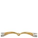 Mors olive pour cheval simple brisure br equitation 12, 5 cm mixte argent�