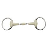 Mors olive feeling flexi double brisure - taille : 115 mm, pour cheval Mors olive feeling flexi double brisure - taille : 115 mm, pour cheval