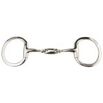 Mors pessoa pour cheval ovale libre en acier inoxydable jp korsteel